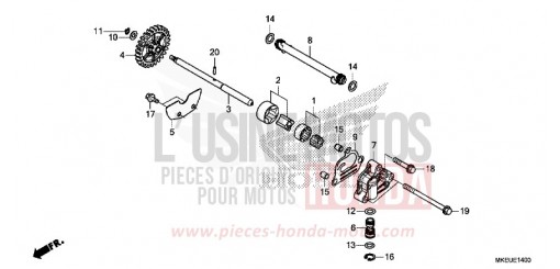 POMPE A HUILE CRF450LL de 2020